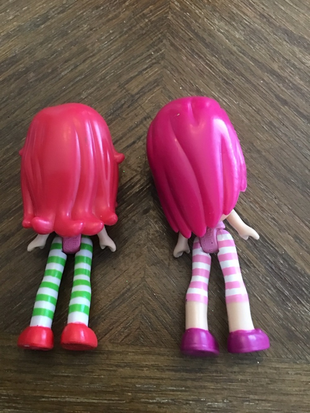 Vintage Strawberry Shortcake Berry Carriage & 2 Strawberry shortcake Dolls - Picture 4 of 10